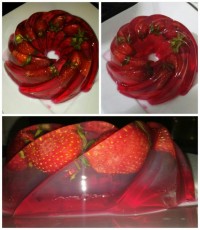 ژله توت فرنگی