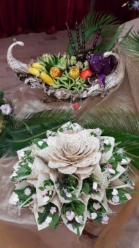 لقمه ی نان و پنیر سبزی