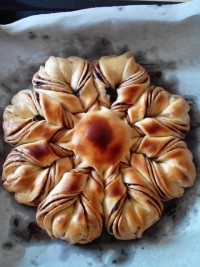 نون شکلاتی ستاره ای