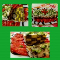 کوکو سبزی قالبی در فر