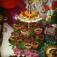 مافین مرغ و سبزیجات