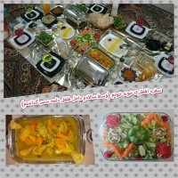 دیزاین و چیدمان سفره افطار .