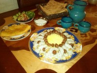 باقالی پلو باکوفته ریزه