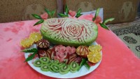تزئین میوه