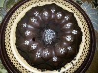 چیز کیک با شکلات تلخ