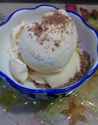 بستنی کاراملی