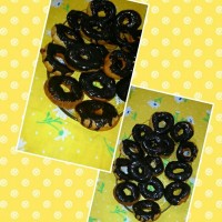 دونات با روکش شکلات