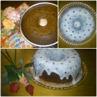 کیک نسکافه گردویی