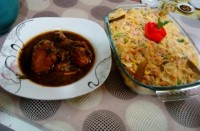 سالاد ماکارانی ،مرغ ترش