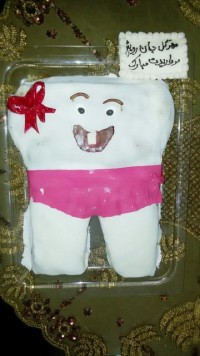 کیک دندون دخترم