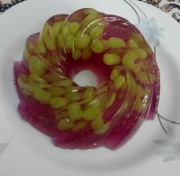 ژله ویترینی انگور