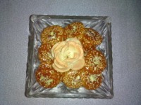 ابنبات پولکی زعفرانی