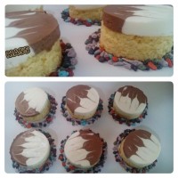 چیز کیک ابر و بادی تکنفره