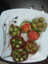 املت زیبا به شکل جزیره (بدون قالب)