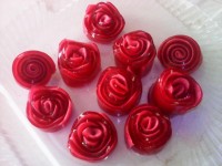ژله رولی گل رز