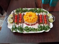 کباب تابه ای چوبی