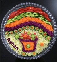 سالاد قالبی مخلوط کلم