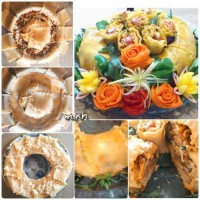 رول لازانیا با سس گوجه