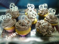 کاپ کیک موزی با رویه شکلات