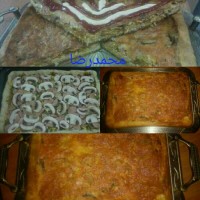 پیتزای قارچ تقدیم به شما خوبان