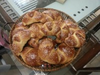 نان کروسان شکلاتی عالی و خوشمزه