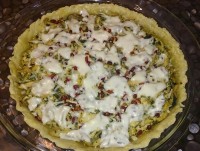 تارت مرغ و سبزیجات