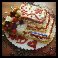 سالاد ماکارانی واسه تولد مامان جووونم