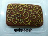 کیک شکلاتی طرحدار