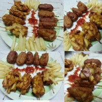 سوسیس کره ای korean corn hot dog