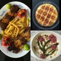 کباب دو رنگ در تابه