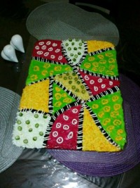 سالاد الویه با تزئین چهل تیکه