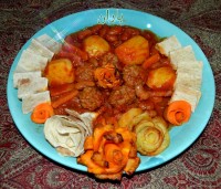 خوراک کوفته ریزه (تبریز)