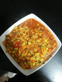 سوپ سیب زمینی به روش چینی