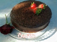 کیک شکلاتی با رویه موکا