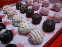 ترافل خامه ای شکلاتی