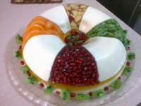 کرم ژله میوه ای