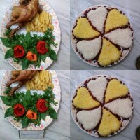 مرغ محلی شکم پر