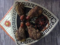 بال مرغ سوخاری تند