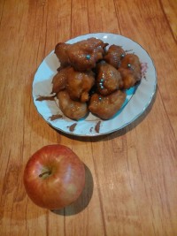 شیرینی سیب دارچینی با دو نوع رویه