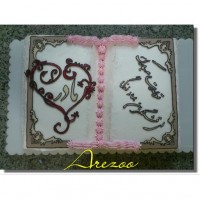 "کیک کتاب"تولد مادرشوهرم