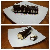 اولین رولت خامه ای من البته بدون فر