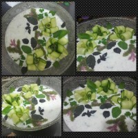 تزیین ماست وخیار