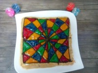 کیک اسفنجی با ژله بریلو