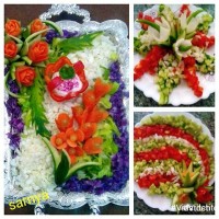 تزئین سالاد