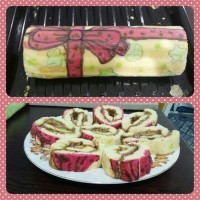 رولت طرح دار من