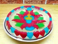 ژله خرده شیشه (طرح دار)