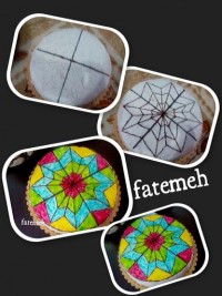 اینم ازکیک پایپینگ ژل من