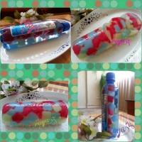 ژله موزاییکی شفاف در بطری