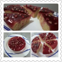 ژلو کیک دو رنگ