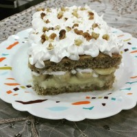 کیک بستنی موزی